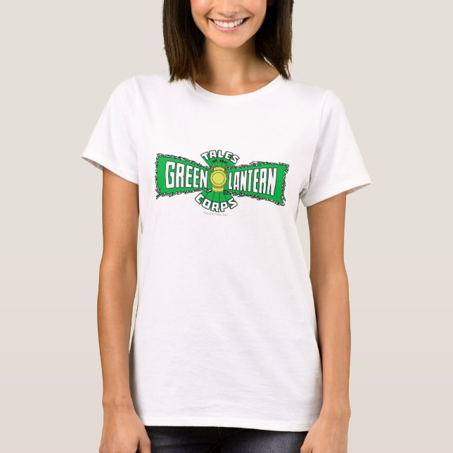 The Green Lantern Corps - Green Logo T-Shirt (Front)