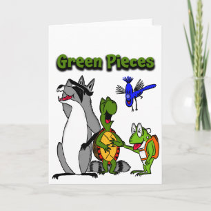 The "Green Pieces" gang by Drew Aquilina Card