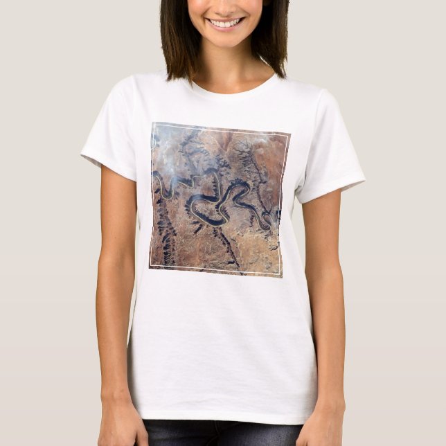 The Green River And Its Tributary Canyons In Utah T-Shirt (Front)