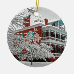 The Green Roof Inn Ceramic Ornament