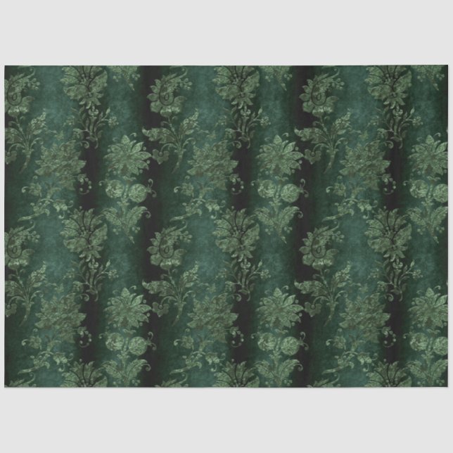 The Green Velvet  Series Design 17 Tissue Paper (Front)