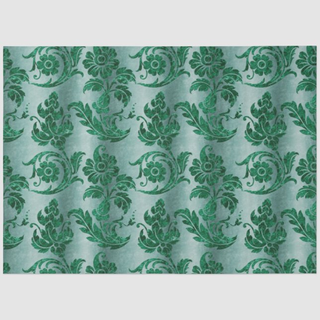 The Green Velvet  Series Design 2 Tissue Paper (Front)