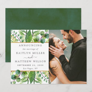 The Greenery & Gold Wedding Collection Announcement