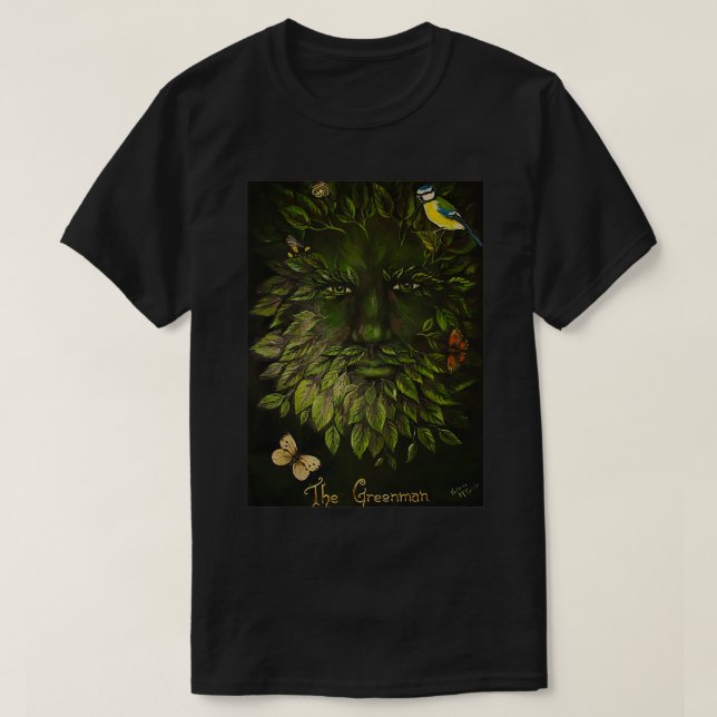 The Greenman Classic TShirt (Design Front)