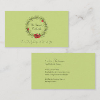 The Greens Salad Business Card