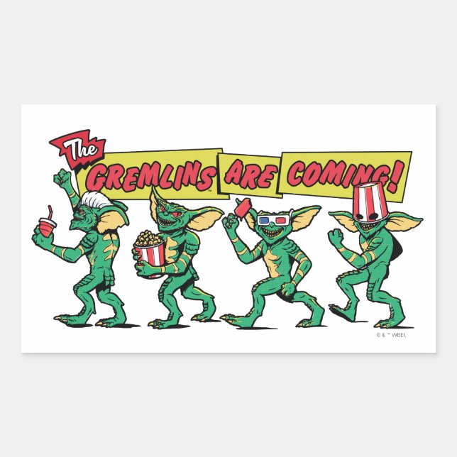 The Gremlins™ Are Coming Sticker (Front)
