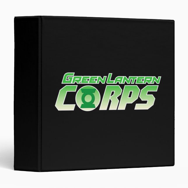 The Gren Lantern Corps Logo 2 Binder (Front/Spine)