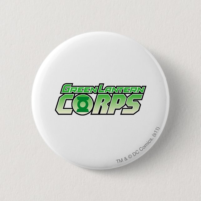 The Gren Lantern Corps Logo 2 Inch Round Button (Front)