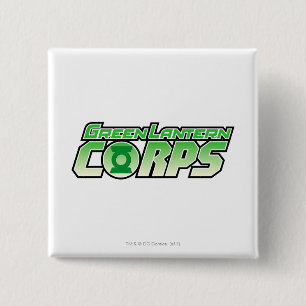 The Gren Lantern Corps Logo 2 Inch Square Button