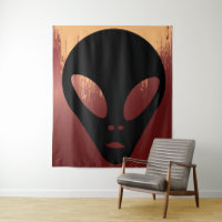 The Greys - Ancient Alien Faux Canvas Print