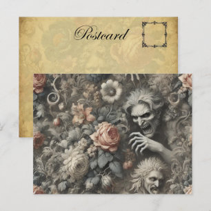 The Greys – Gothic Victorian Design Holiday Postcard