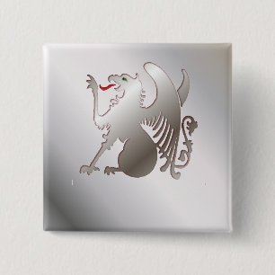 The Griffin 2 Inch Square Button