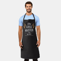 The Grill Master Editable Colour Personalized Apro