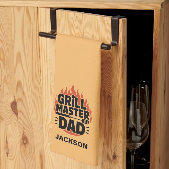 The Grill Master Kitchen Towel (Thirds Fold)