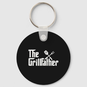 The Grillfather Bbq Grill And Smoker Rbecue Chef 1 Keychain