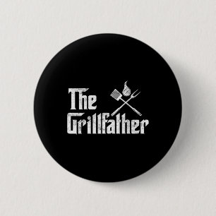 The Grillfather Bbq Grill And Smoker Rbecue Chef 2 Inch Round Button