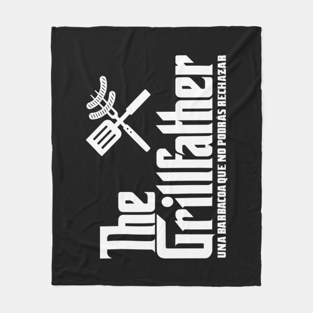 The Grillfather Fleece Blanket (Front)
