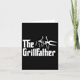 The Grillfather Funny Bbq Art For Dad Fathers Day Card