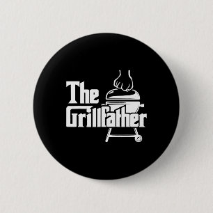 The Grillfather - Pitmaster Bbq Lover Smoker Grill 2 Inch Round Button