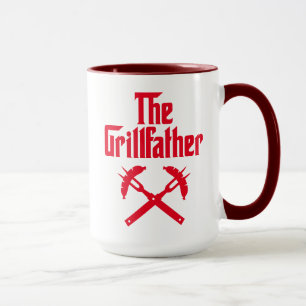 The Grillfather With Hot Dogs Mug