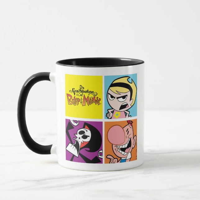 The Grim Adventures of Billy & Mandy Character Art Mug (Left)