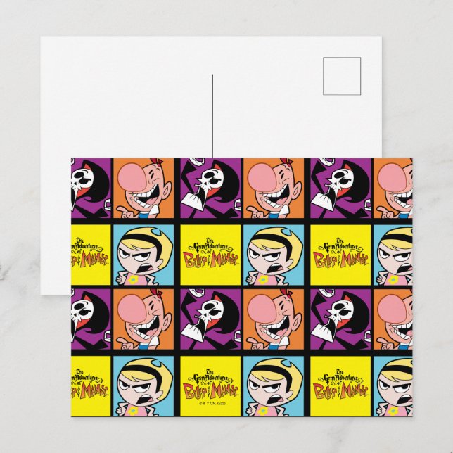 The Grim Adventures of Billy & Mandy Character Art Postcard (Front/Back)