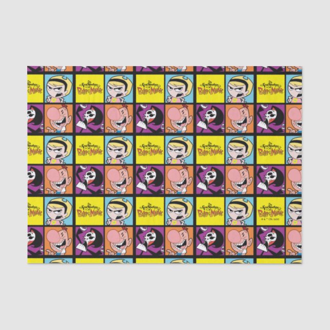 The Grim Adventures of Billy & Mandy Character Art Tissue Paper (Front)