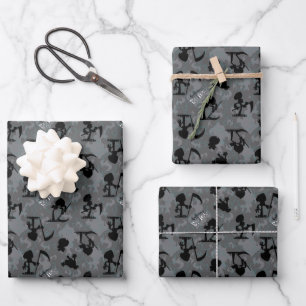 The Grim Adventures of Billy & Mandy Pattern Wrapping Paper Sheet