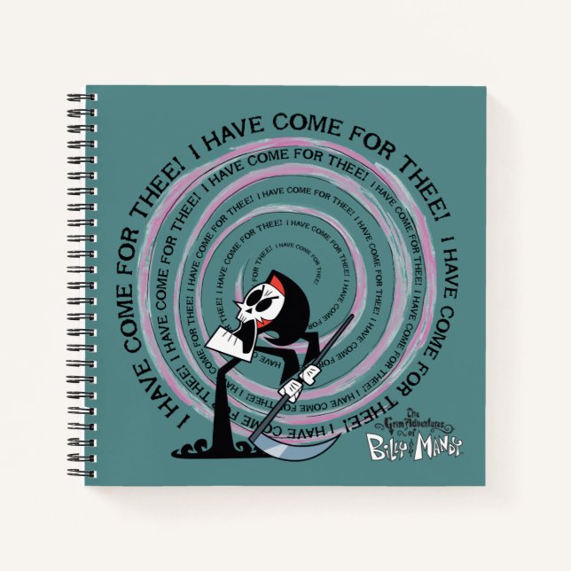 The Grim Adventures of Billy & Mandy - Reaper Notebook (Front)