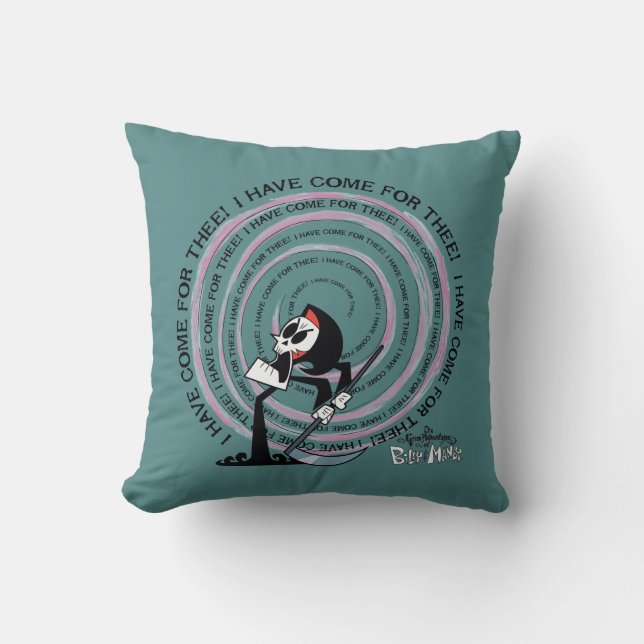 The Grim Adventures of Billy & Mandy - Reaper Throw Pillow (Front)