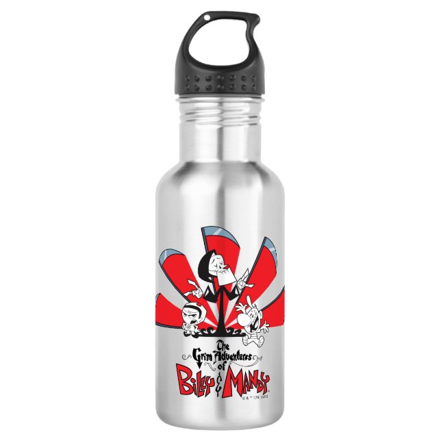 The Grim Adventures of Billy & Mandy Scythes Art 532 Ml Water Bottle (Front)