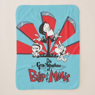 The Grim Adventures of Billy & Mandy Scythes Art Sherpa Blanket