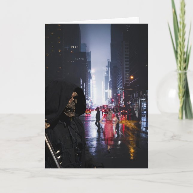 The Grim Reaper Halloween Card (Front)