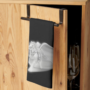 The Grim Reaper Rides Halloween Kitchen Towel