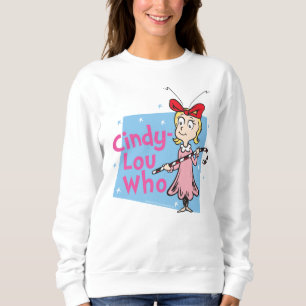 The Grinch Cindy-Lou Who - Candy Cane Sweatshirt