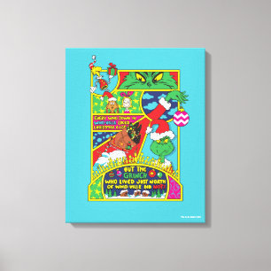 The Grinch   Comic Graphic Canvas Print