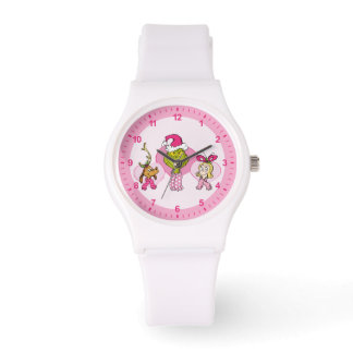 The Grinch Crew in Pink Valentine's Portrait Watch