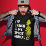 The Grinch is my Spirit Animal T-Shirt Quote Tri-Blend Shirt<br><div class="desc">The holidays will not be complete without The Grinch!  HOW THE GRINCH STOLE CHRISTMAS is a classic story of a town called Who-ville and how the Christmas spirit can melt even the coldest of hearts.</div>