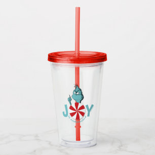 The Grinch   Joy is Underrated Acrylic Tumbler