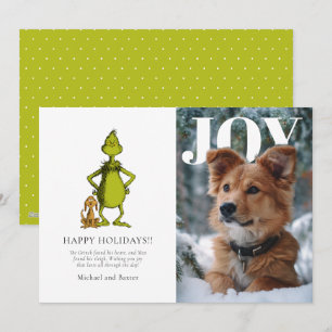 The Grinch & Max Personalized Photo Holiday Card