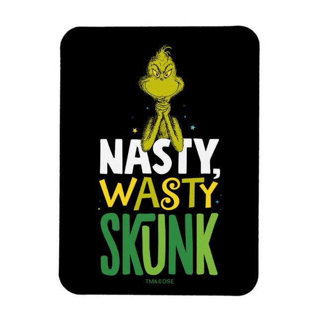 The Grinch | Nasty Wasty Skunk Magnet (Vertical)