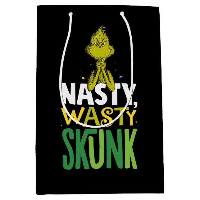 The Grinch | Nasty Wasty Skunk Medium Gift Bag (Front)