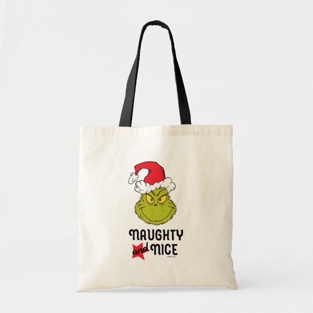 The Grinch | Naughty and Nice Tote Bag (Front)