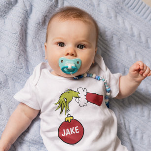The Grinch   Personalized Name T-Shirt Baby Bodysuit