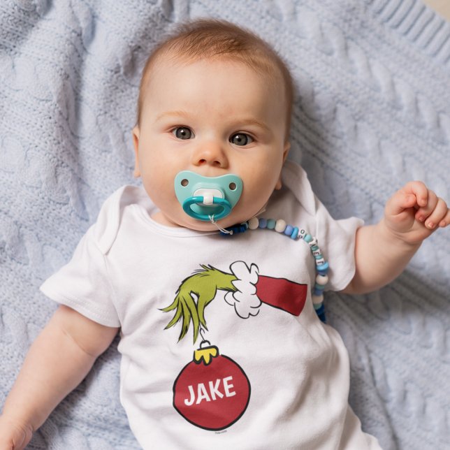 The Grinch | Personalized Name T-Shirt Baby Bodysuit