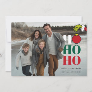 The Grinch Personalized Photo Holiday Card