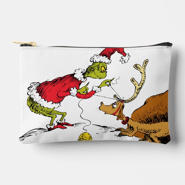 The Grinch Prepares Max the Reindeer Accessory Pouch (Front)