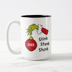 The Grinch   Stink Stank Stunk Two-Tone Coffee Mug