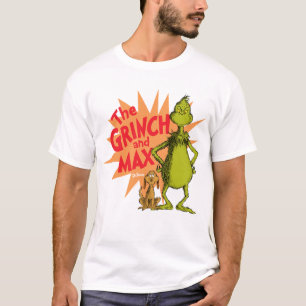 The Grinch   The Grinch & Max Starburst T-Shirt