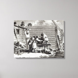 The Grinder Canvas Print
